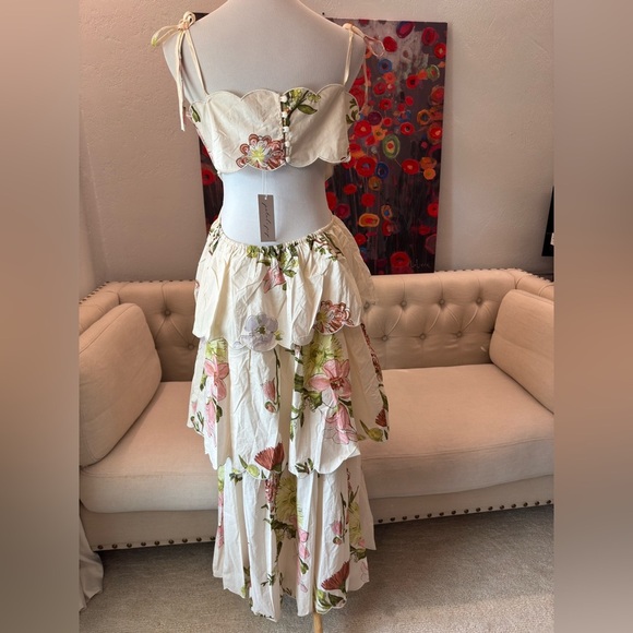 NWT Petal & Pup ADELAIDE MAXI DRESS - NATIVE FLORA XL - Picture 13 of 14